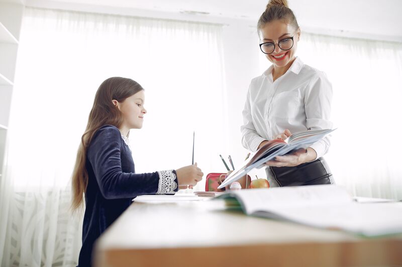 coacher une jeune étudiante